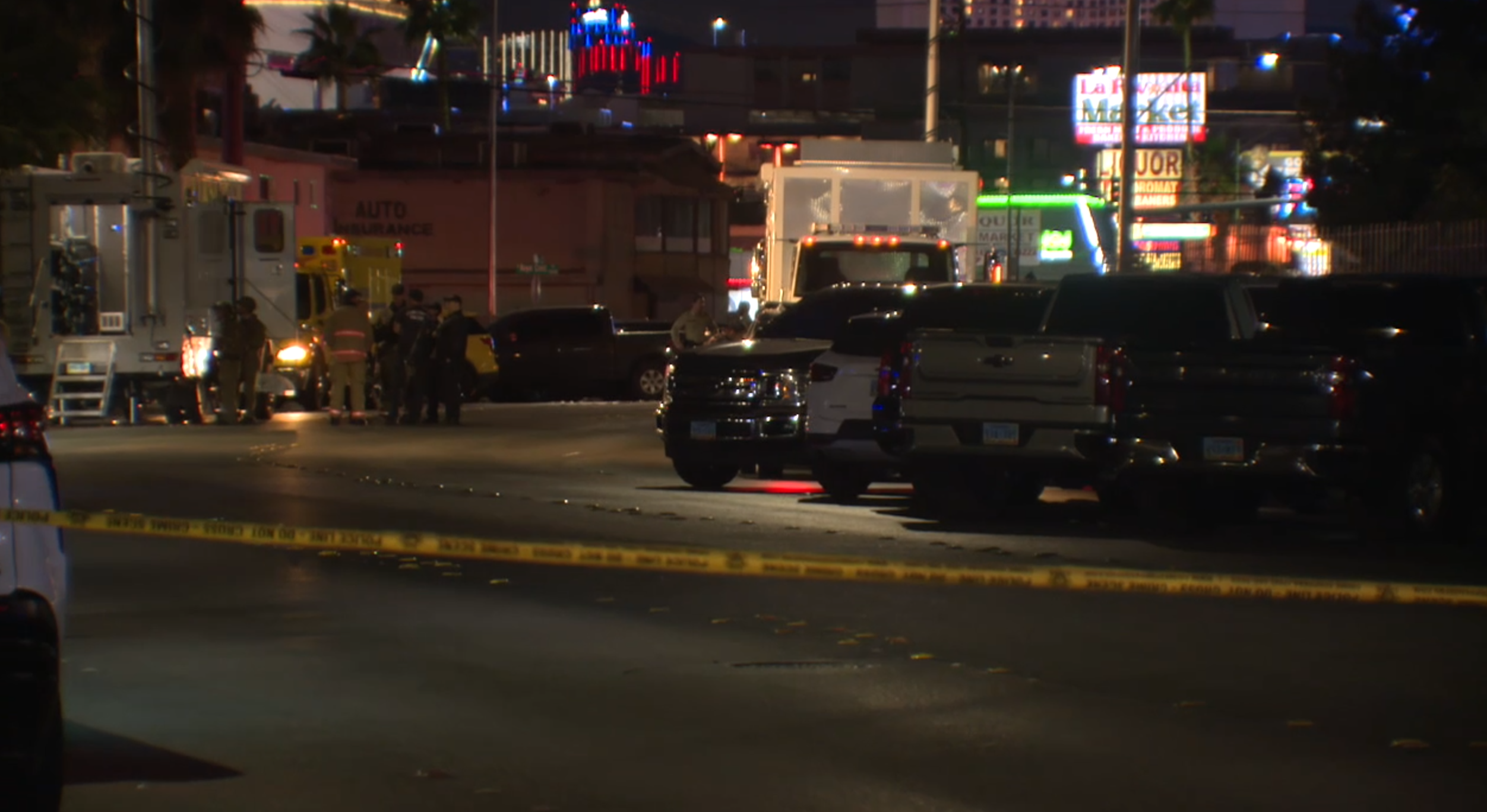 Barricade forms after alleged domestic dispute, LVMPD and SWAT teams on scene