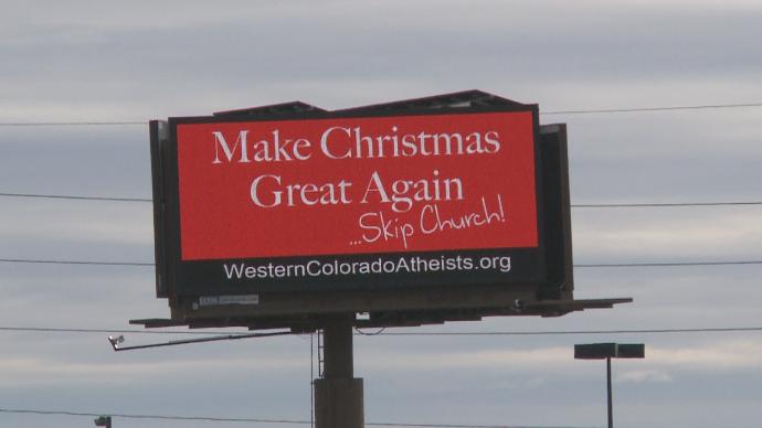 Atheist billboard about skipping church