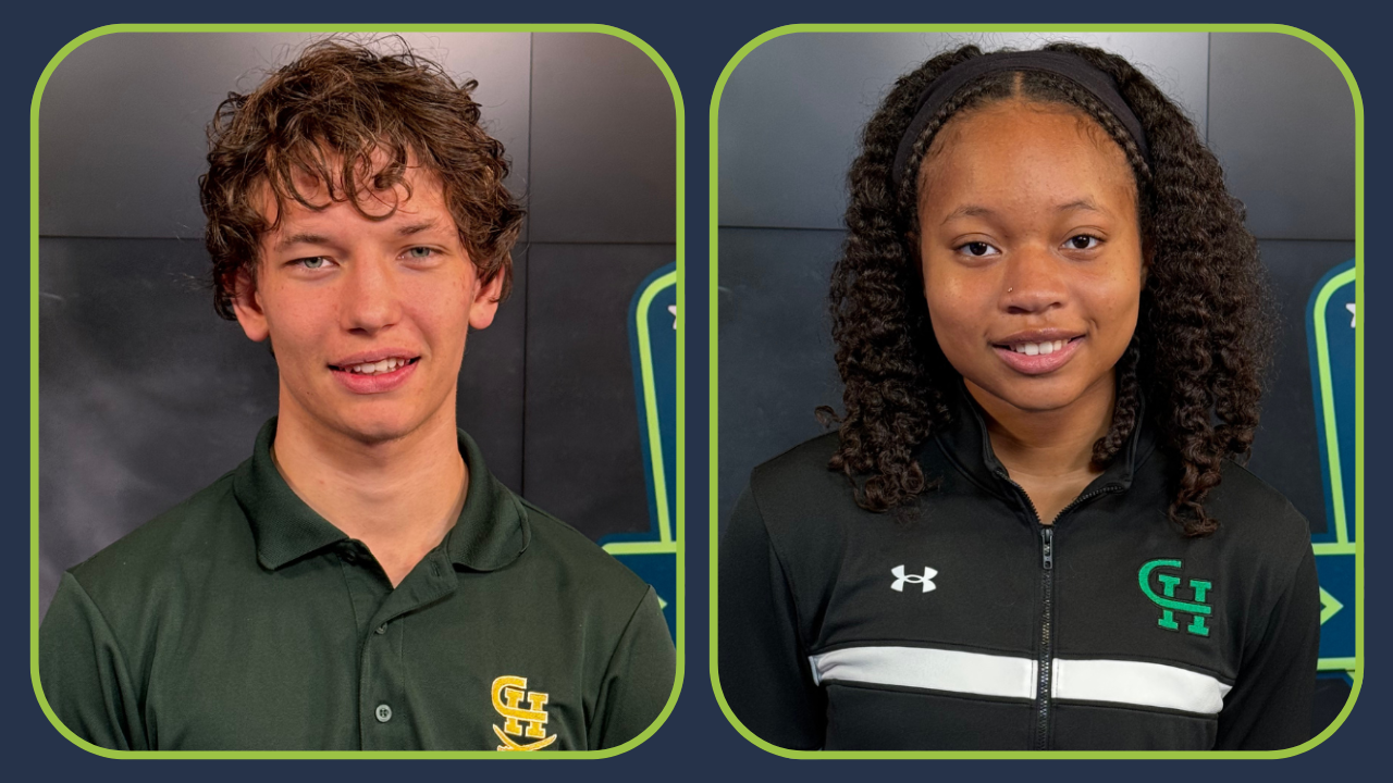 Clover Hill High's Joshua Taylor and Kara Harris are Play Chesterfield Scholar Athletes of the Week