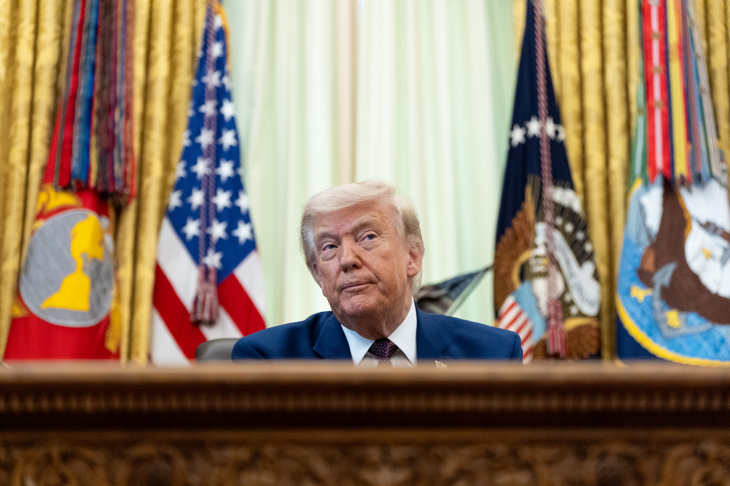 President Donald Trump speaks in the Oval Office of the White House, Wednesday, June 3, 2026, in Washington.