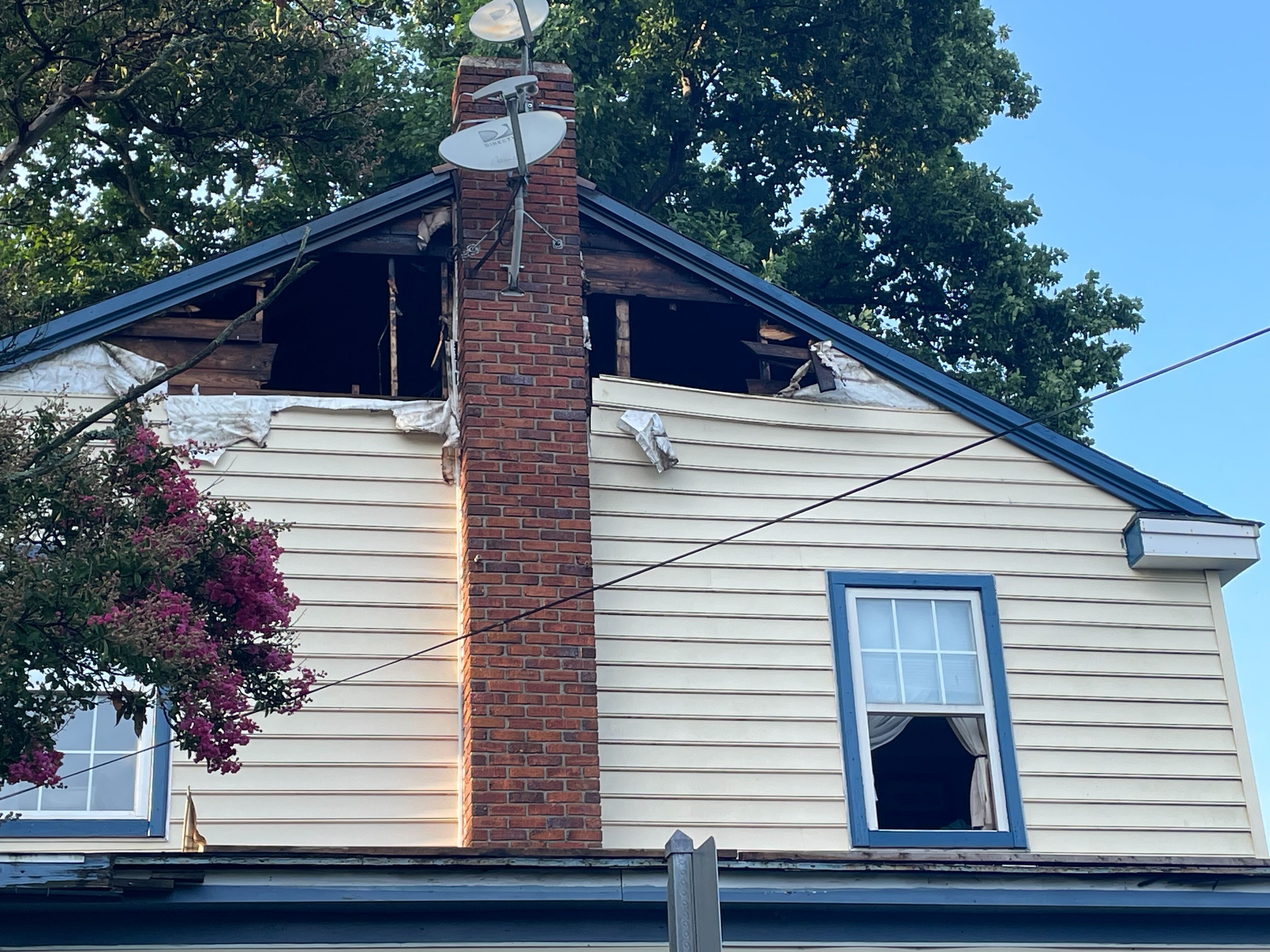 Lightning hits Granby Street home in Norfolk 