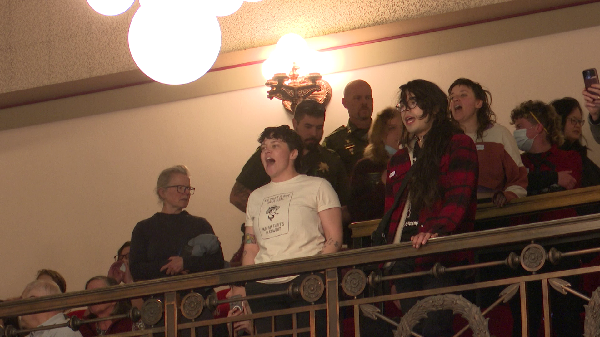Protest disrupts Montana House of Representatives