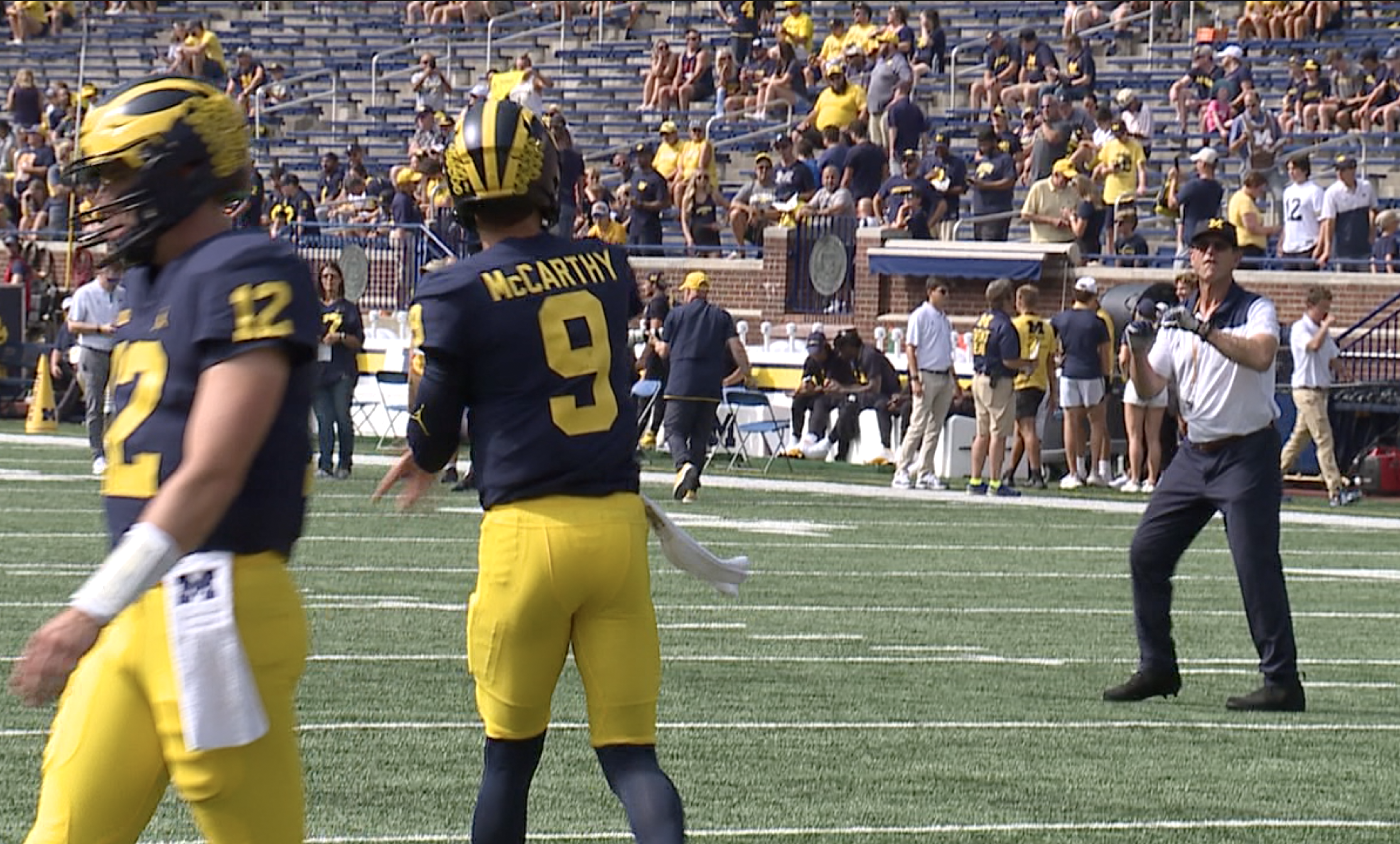 Cade McNamara JJ McCarthy Jim Harbaugh