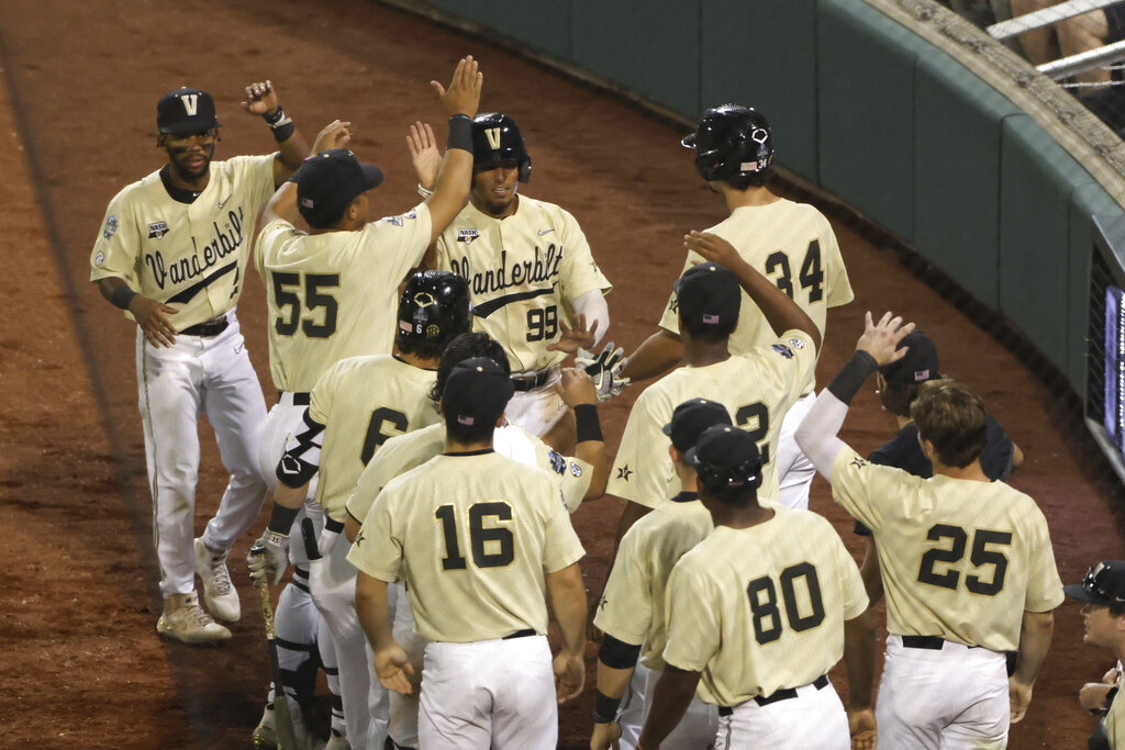 CWS Mississippi St Vanderbilt Baseball