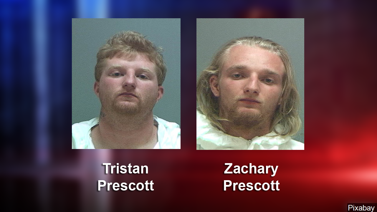 Mug shots: Tristan and Zachary Prescott