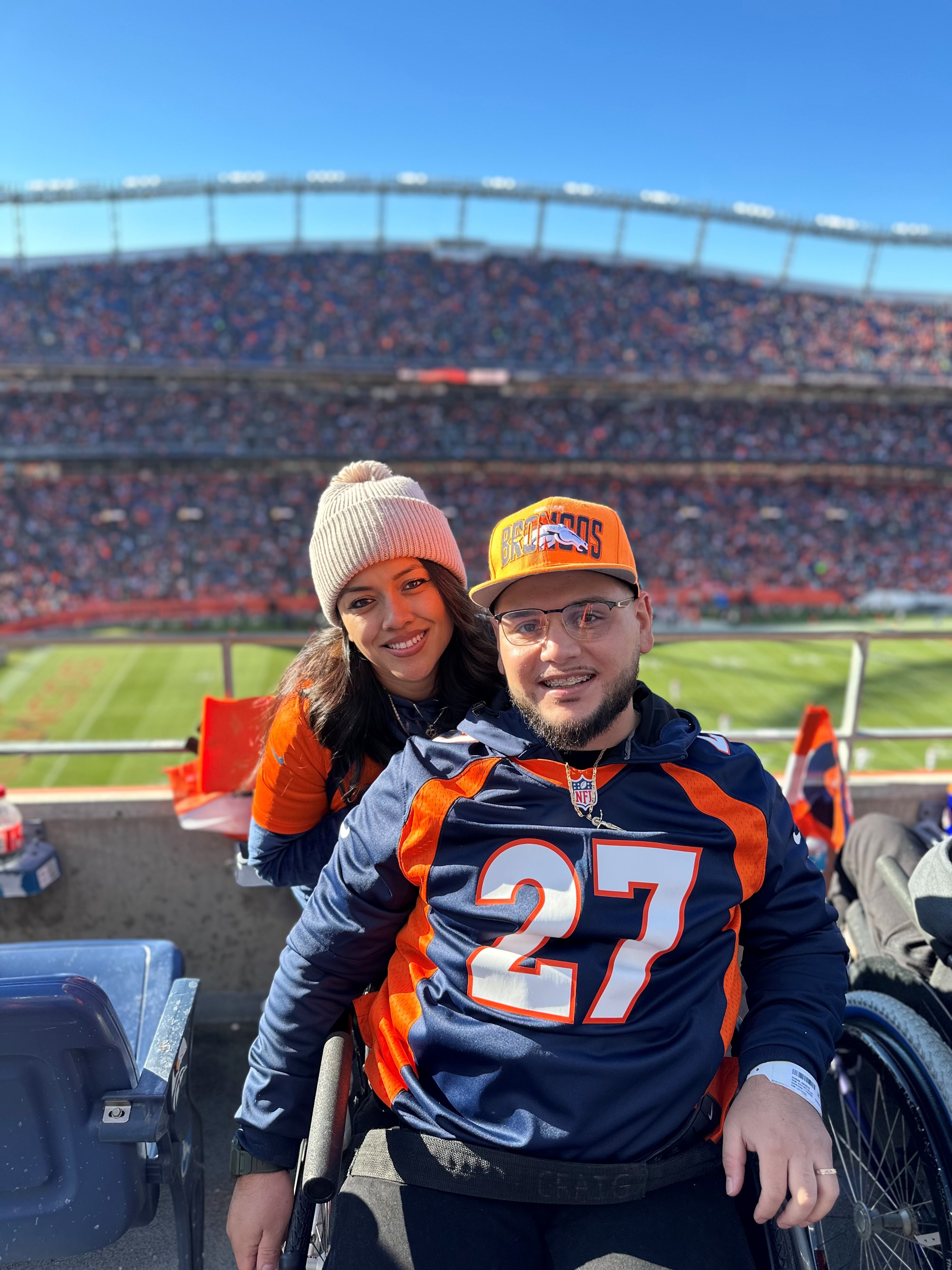 Angelo Duran was left paralyzed after he was shot while trying to stop a teen with a gun outside his son's school.
