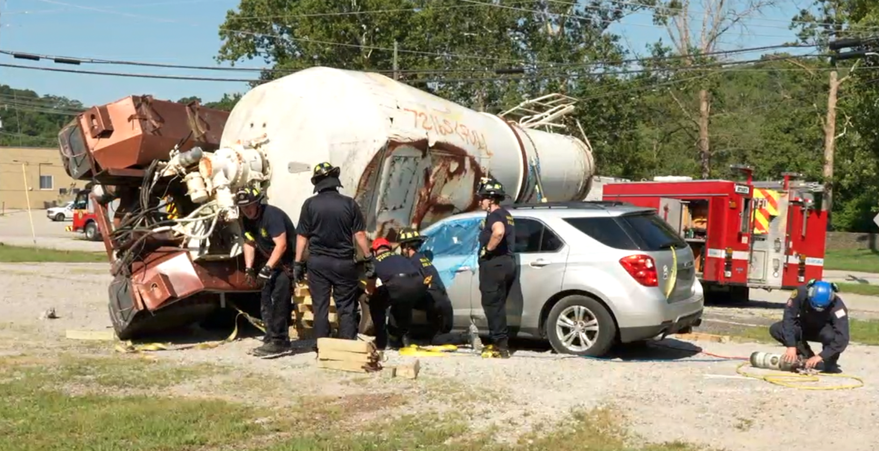 Milford Community Fire Department Training Exercise 