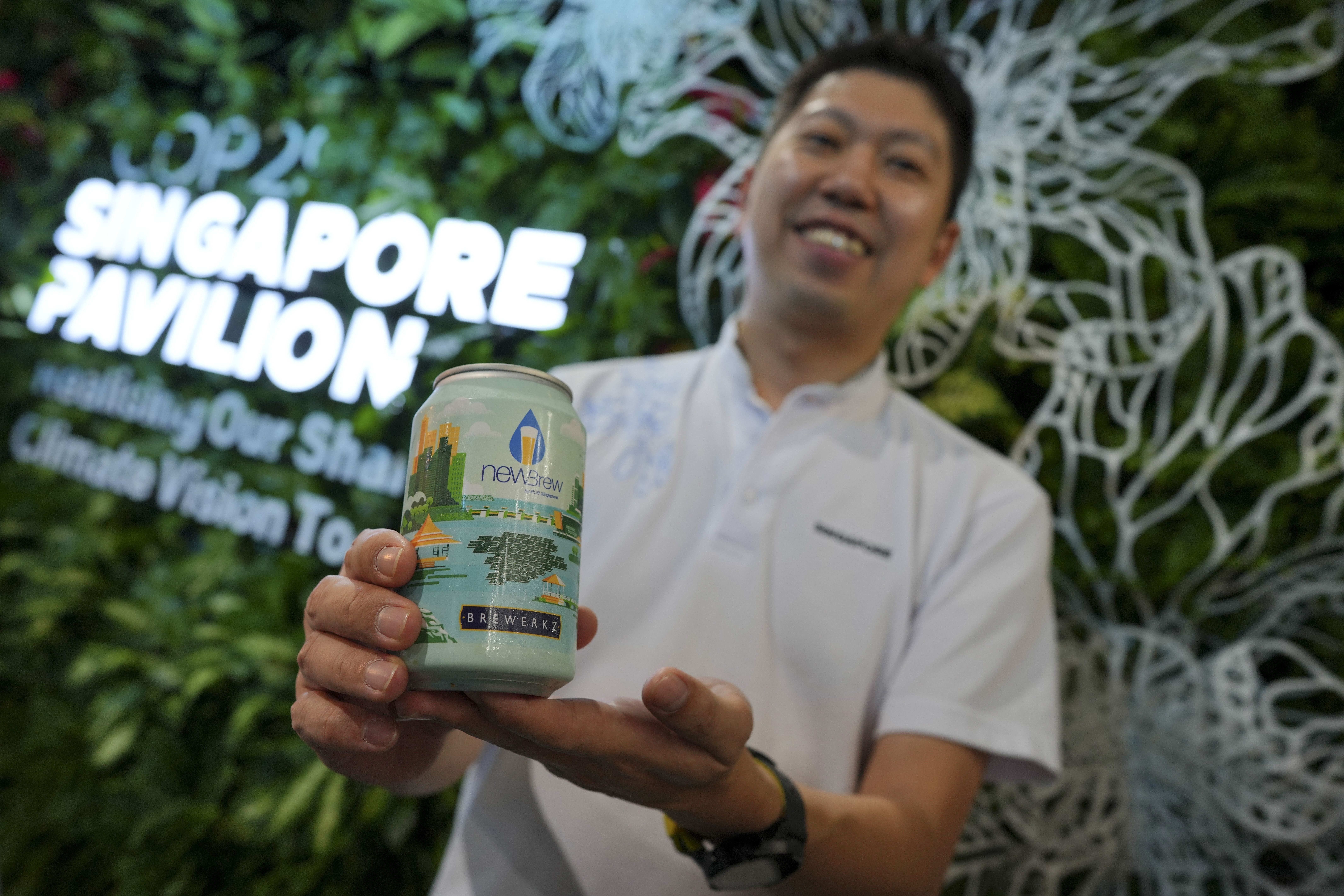 Climate COP29 Sewage Beer