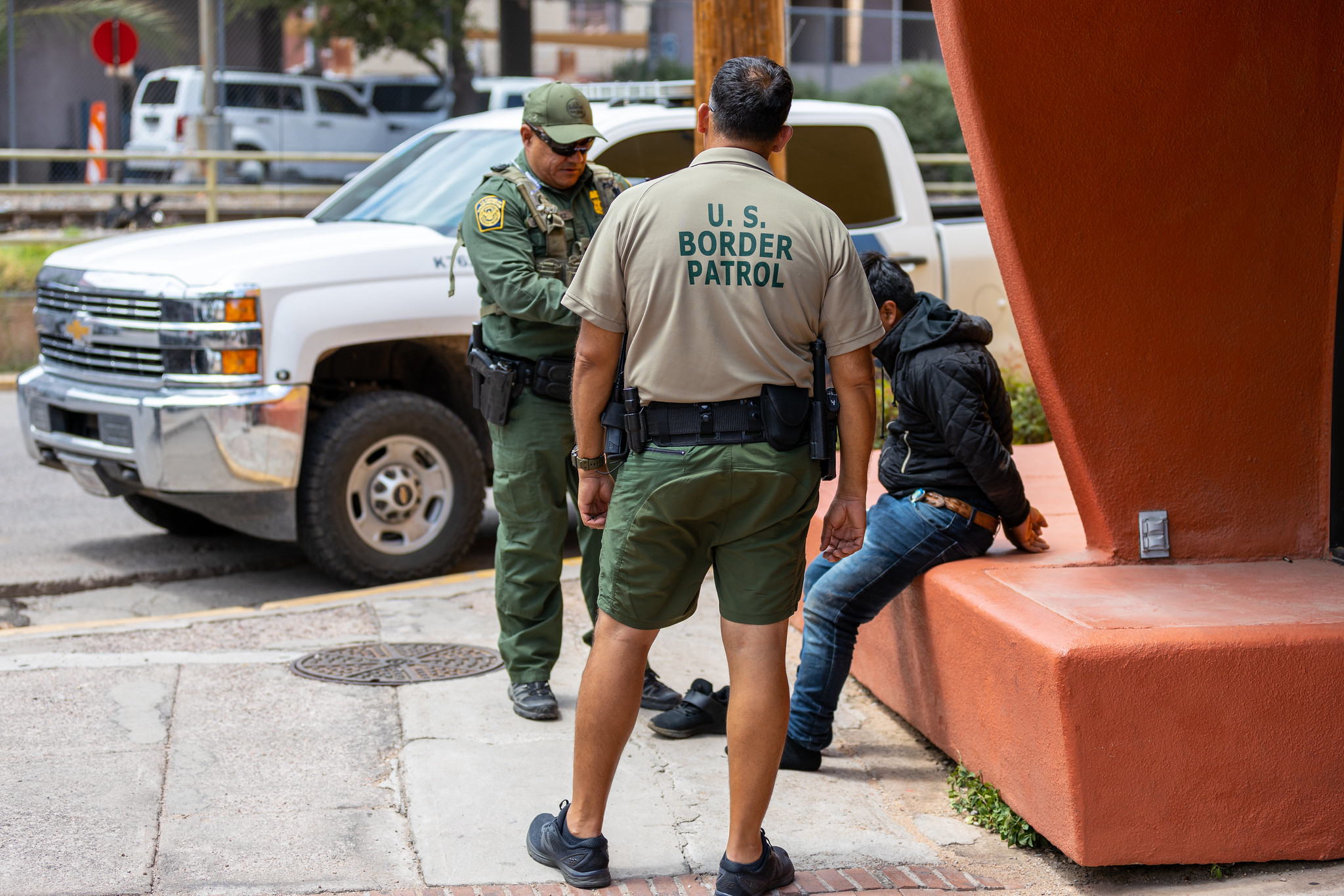 U.S. Border Patrol arrest in Nogales
