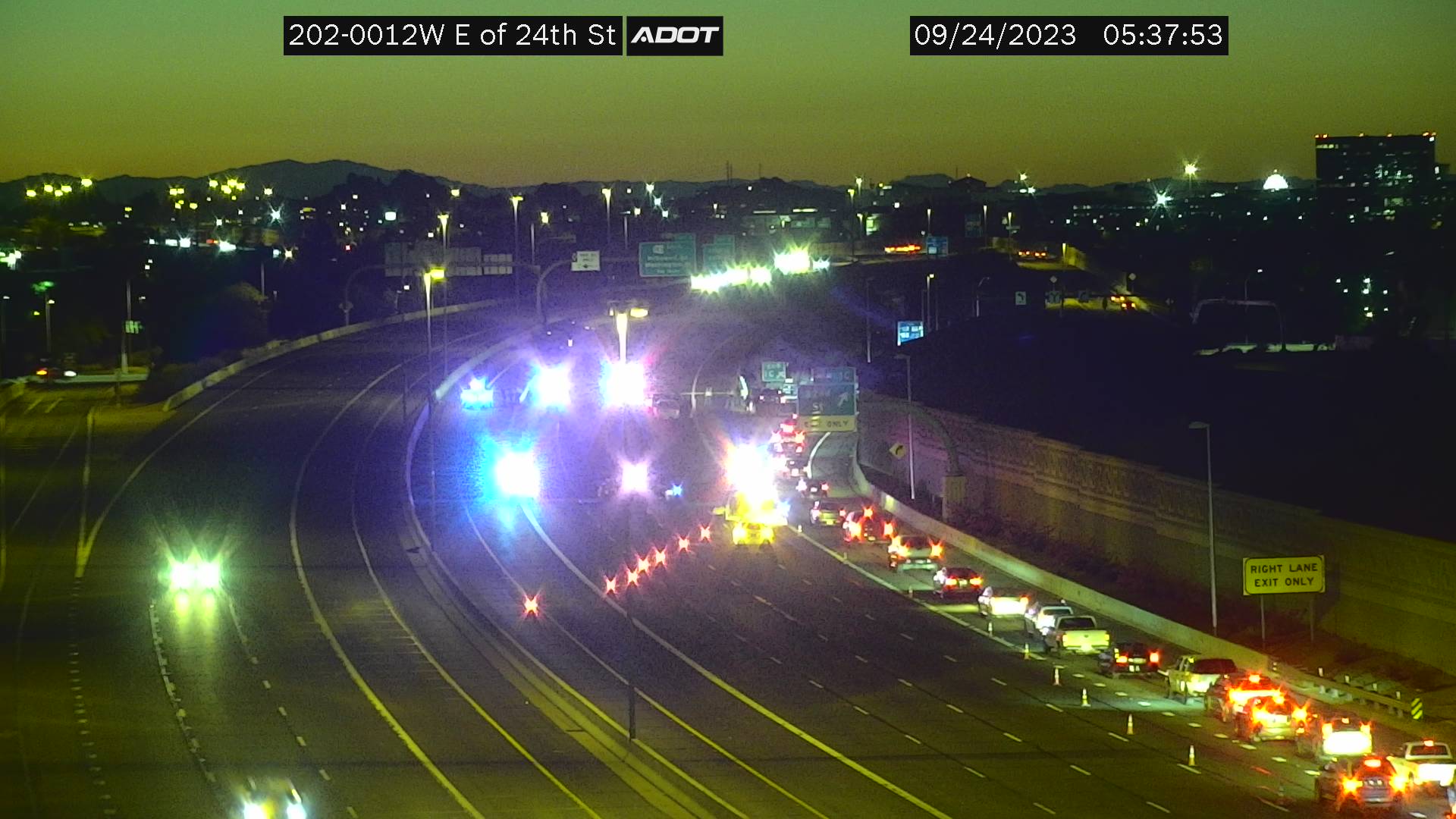 Loop 202 at 32nd St Crash 9-24-23