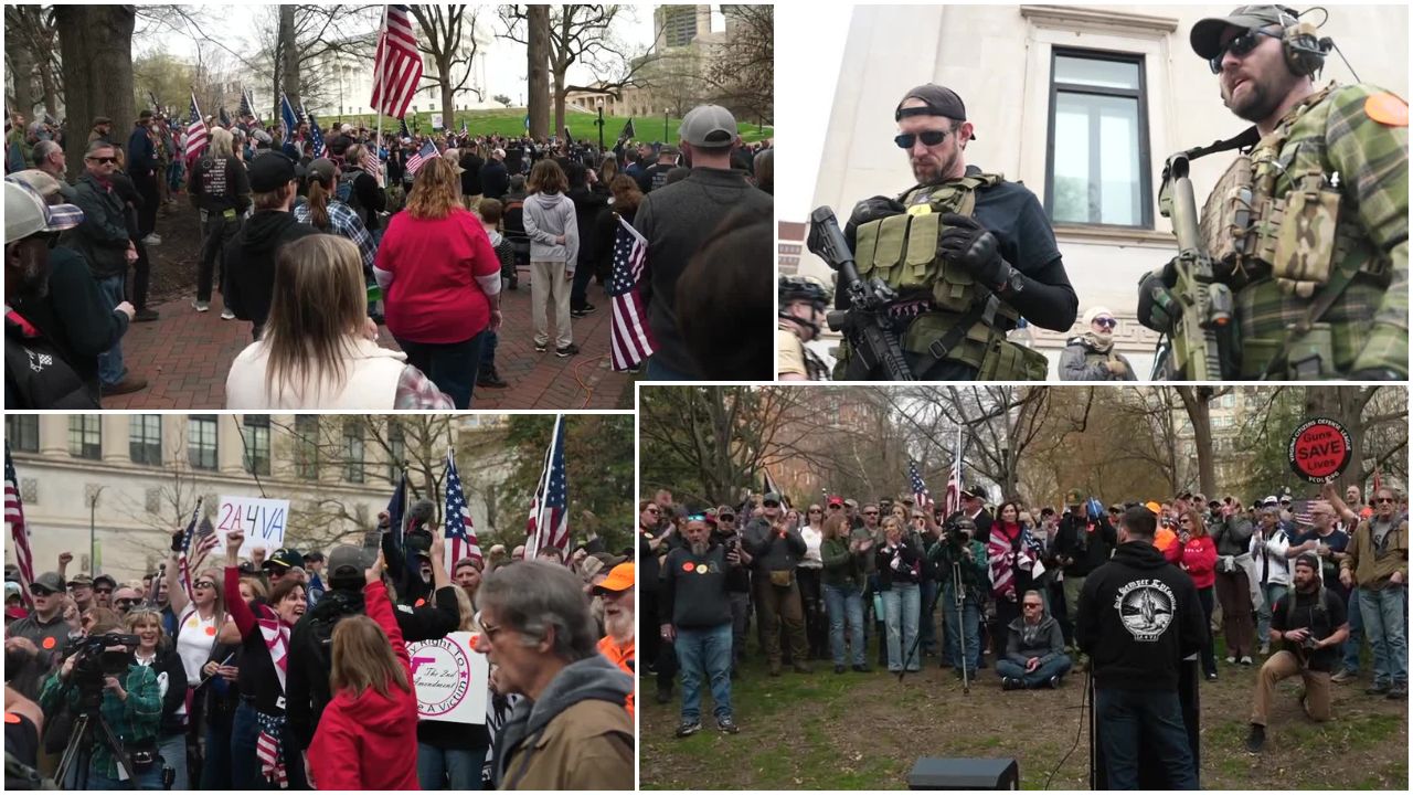 Gun rights advocates rally at Virginia Capitol against assault weapons ban: 'Veto it'