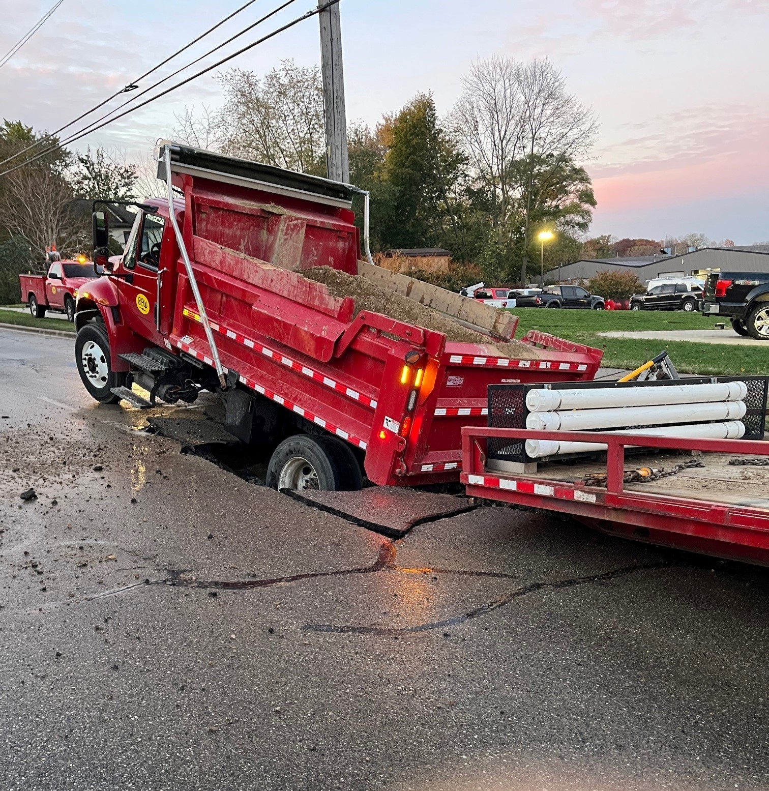 water main break