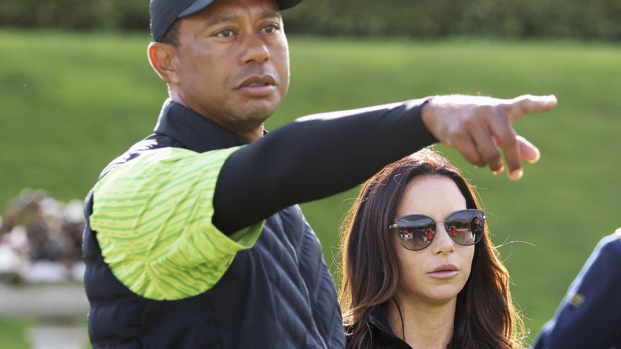 Tiger Woods and ex-girlfriend Erica Herman.