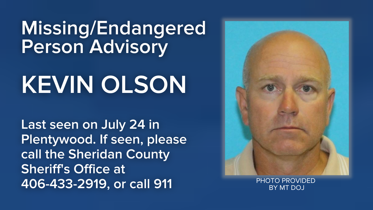 Missing/Endangered Person Advisory for Kevin Olson