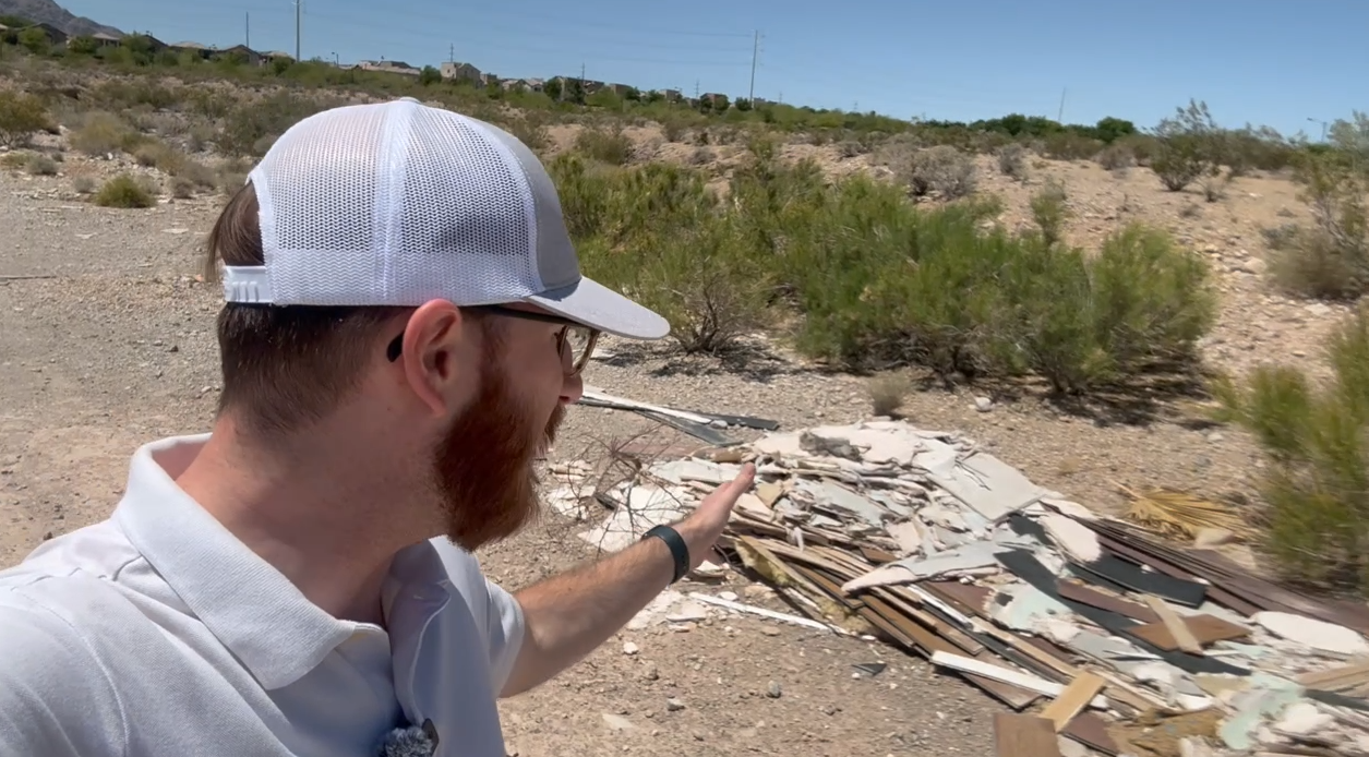 Illegal dumping on empty lots frustrates Northwest Las Vegas locals