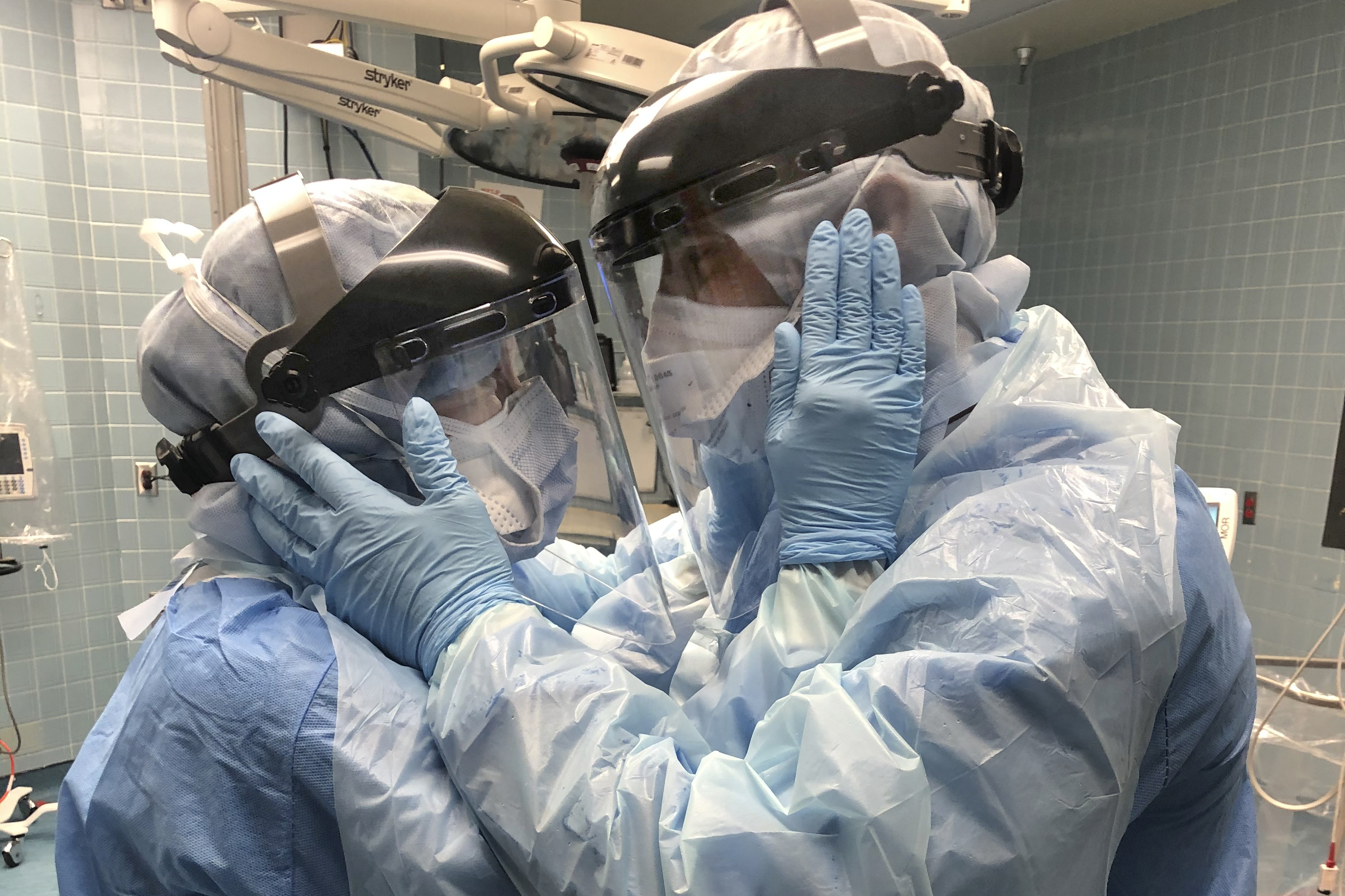 To love and to cherish: Nurse couple unites to fight virus
