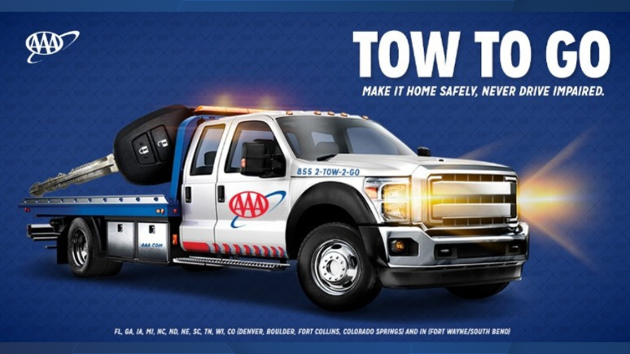 AAA Activates 'Tow to Go' for Memorial Day Weekend