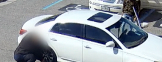 Surveillance video: Car stolen 