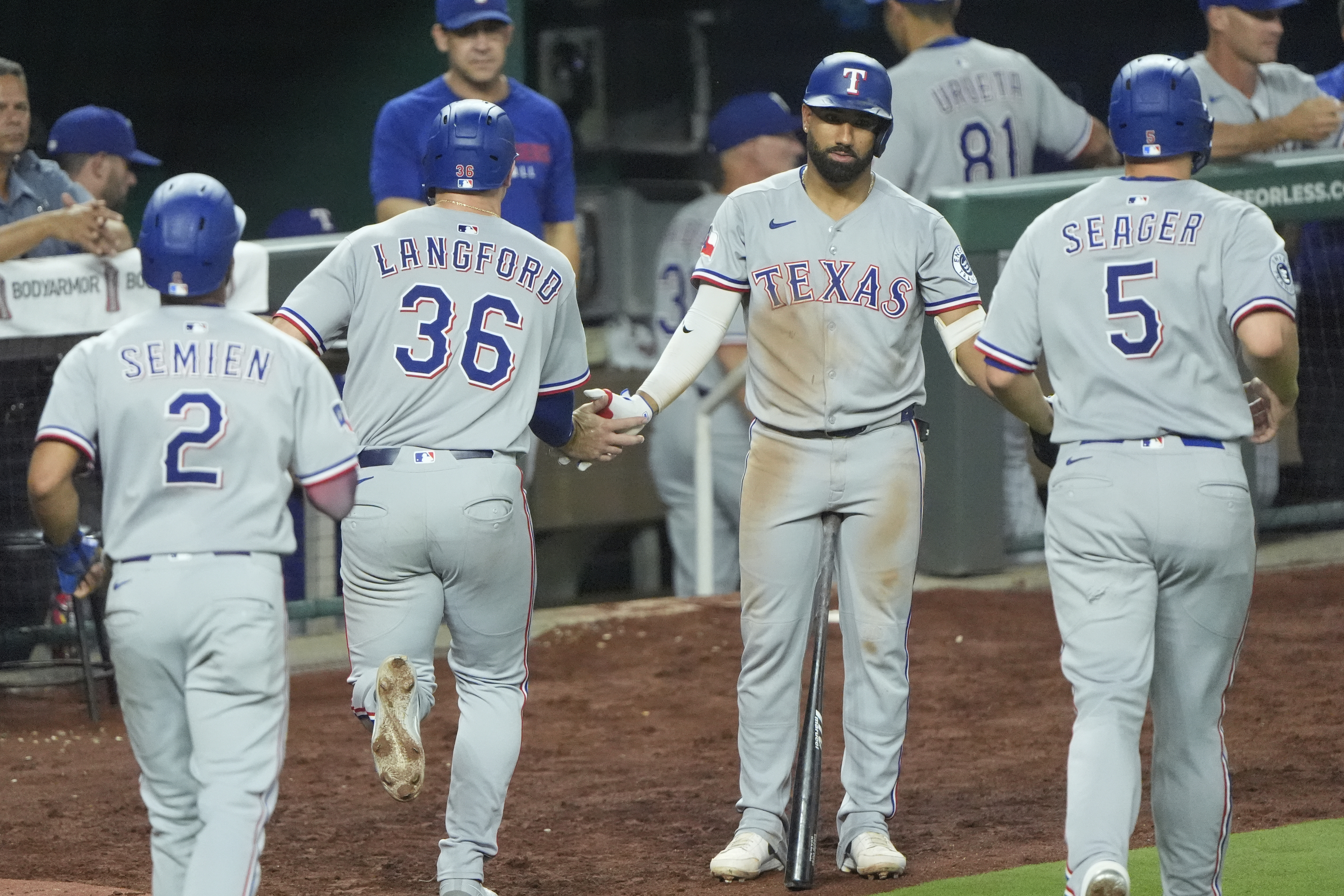 Rangers Royals Baseball