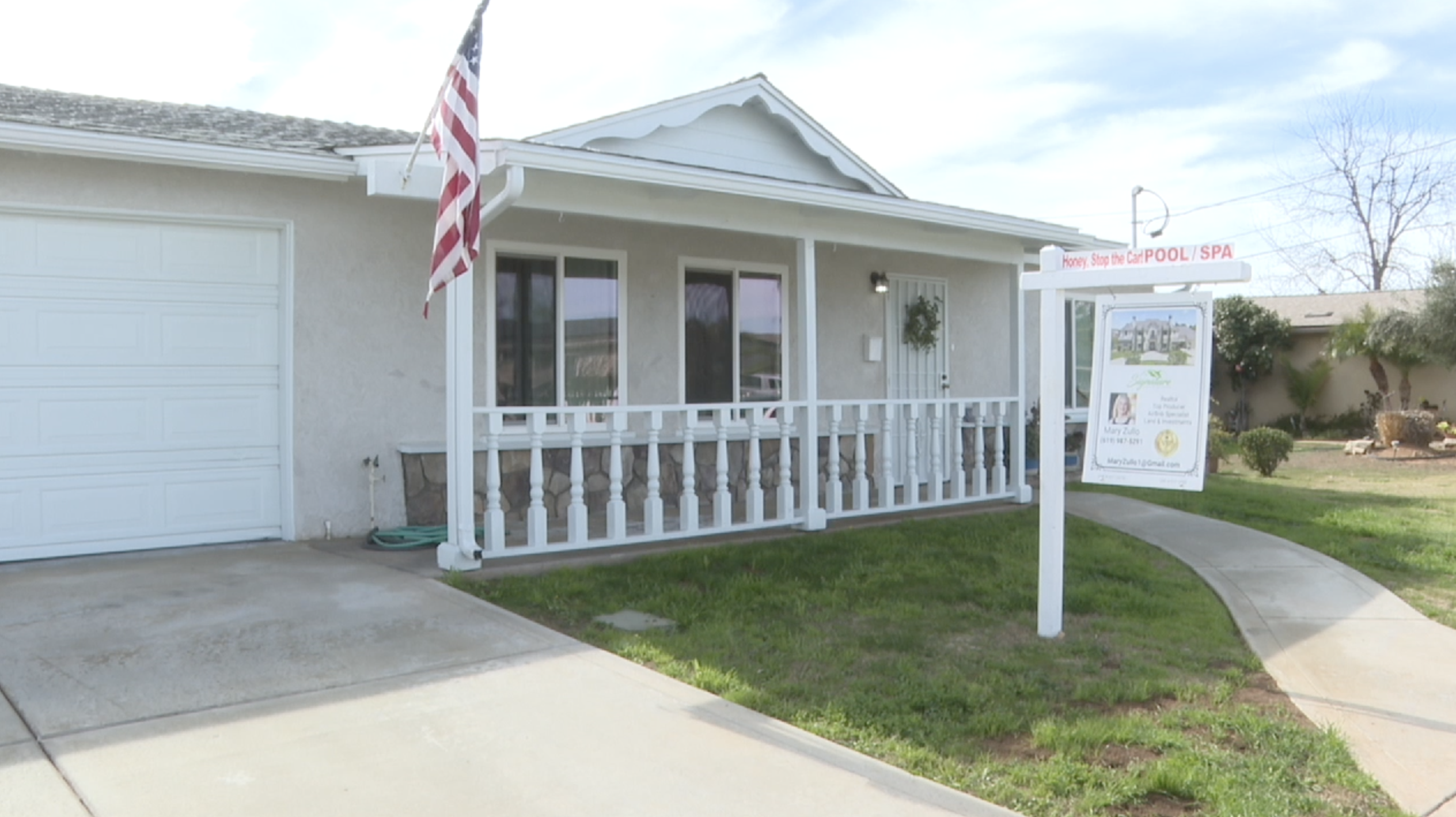 A 3-bedroom 2-bathroom house in El Cajon, where a small group of young prospective buyers are hoping to purchase the home. 