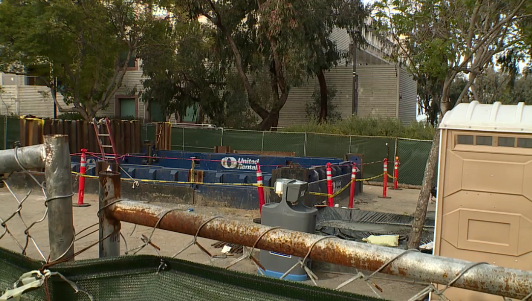 Crews rescue man who fell into 30-foot trench at UCSD