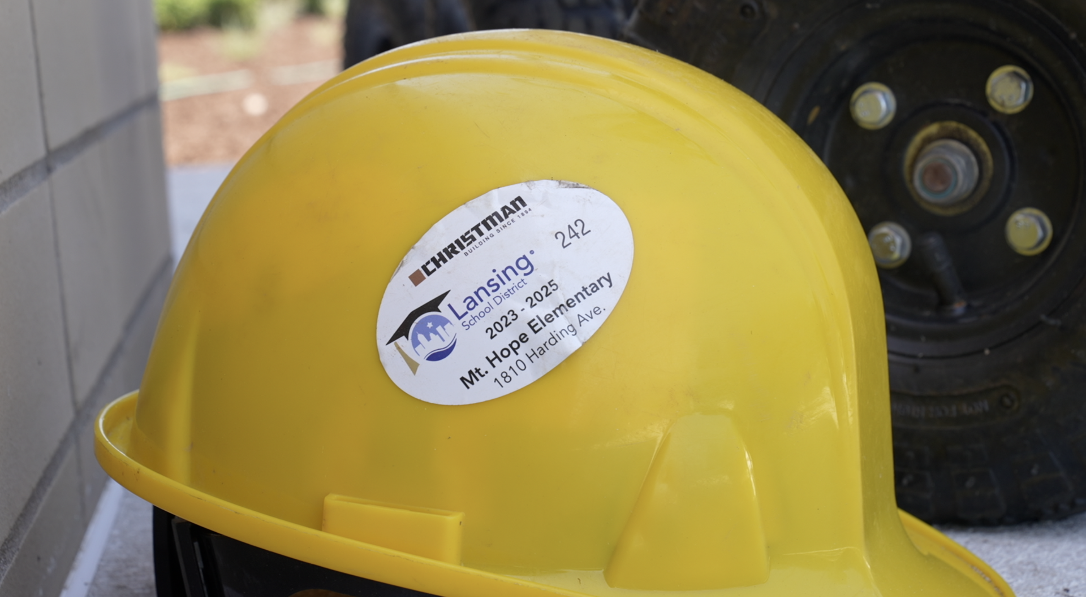 Lansing School District hard hat