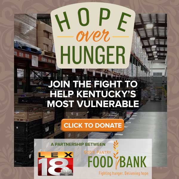 God's Pantry & LEX 18 Team up for Hope Over Hunger