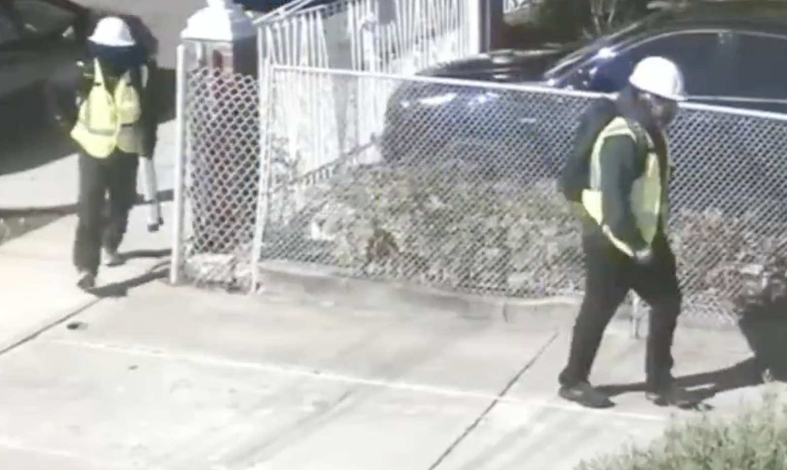 Suspects in a burglary at a home in New York.