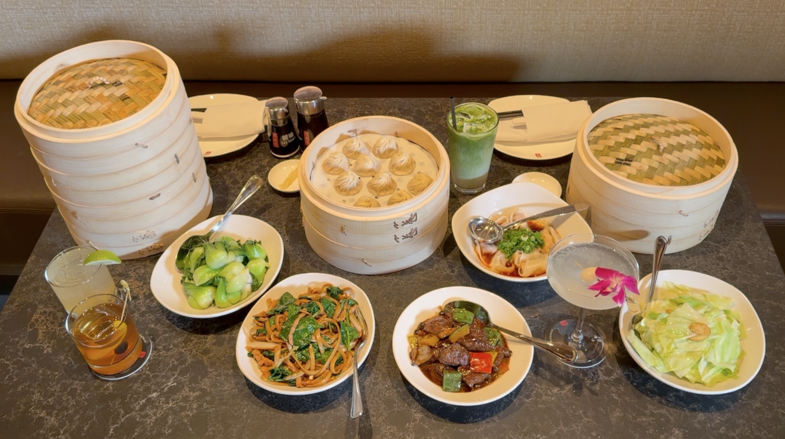 Popular dishes and drinks. 