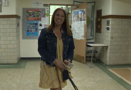 Jenn Schultz saves man's life
