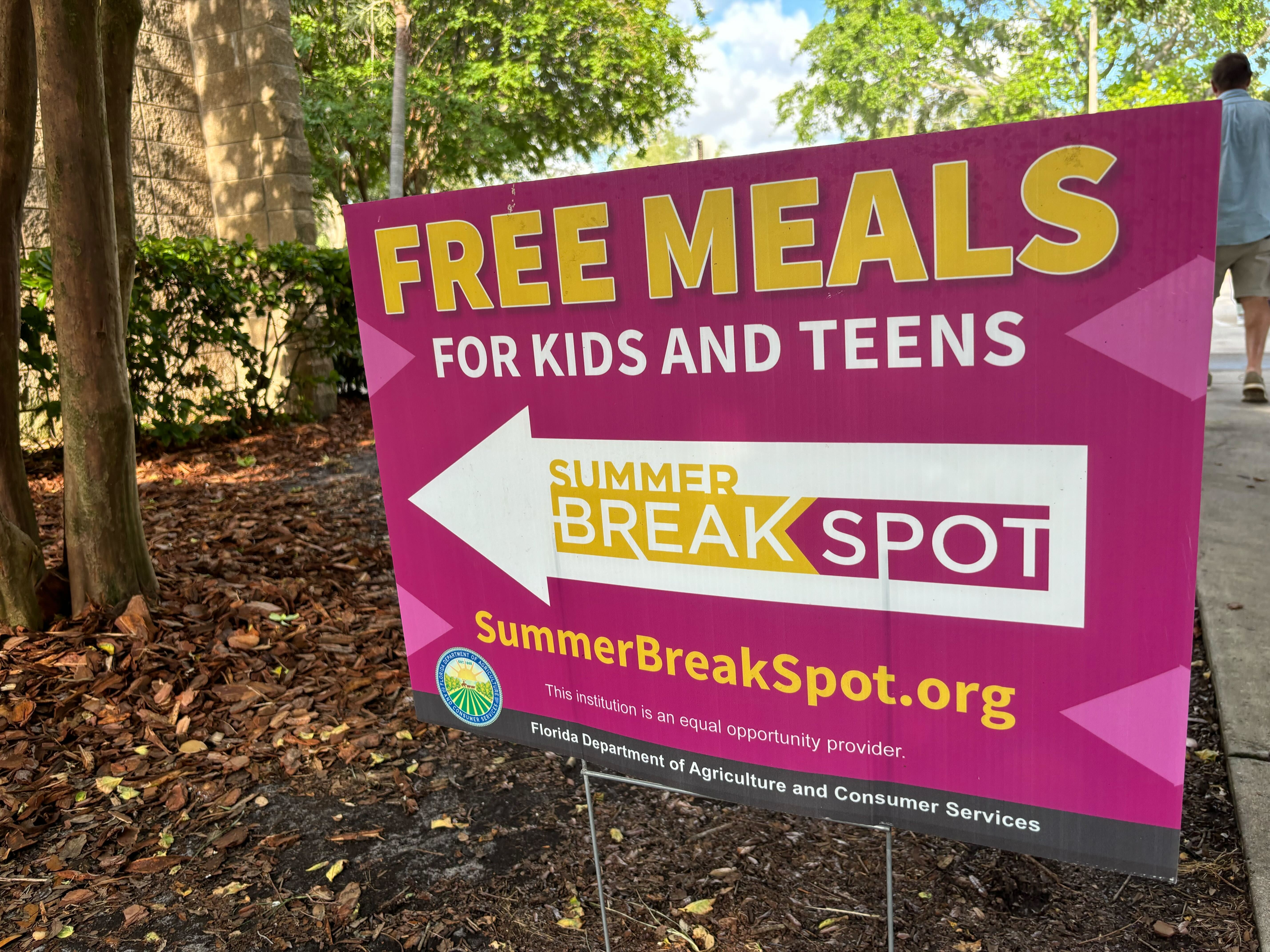 Free meals summer break spot