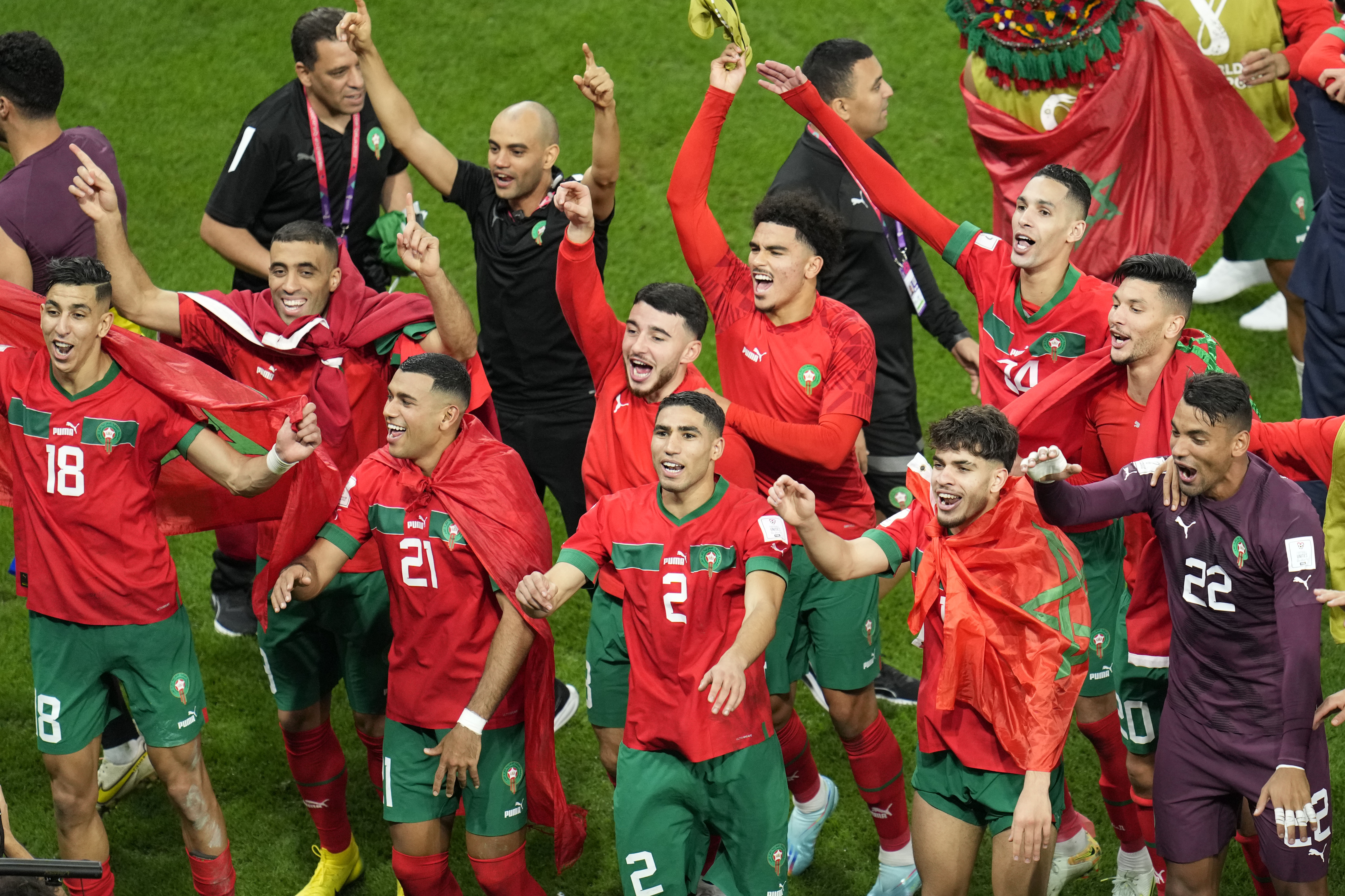 WCup Morocco Spain Soccer 