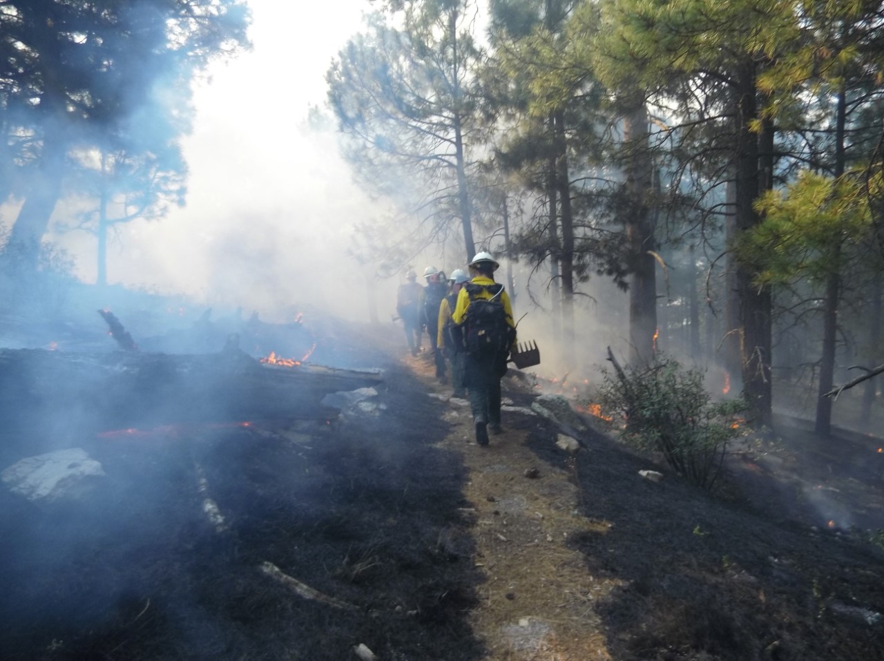 thumbnail_aug 20 firefighters hiking through spud rock fire.jpg