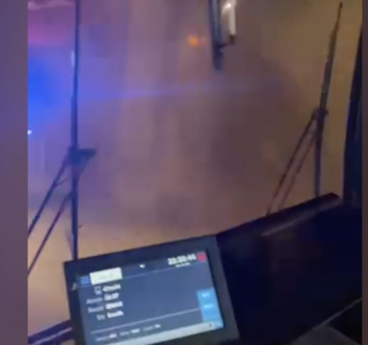 Driver captures moments after KCFD truck and SUV collide 