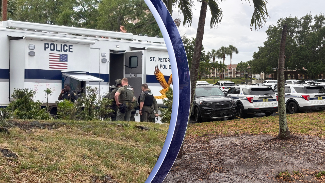 Barricaded suspect in custody after 5 hour standoff in St. Pete apartment complex: SPPD