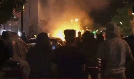 Image taken during the Grand Rapids riot of May 2020.