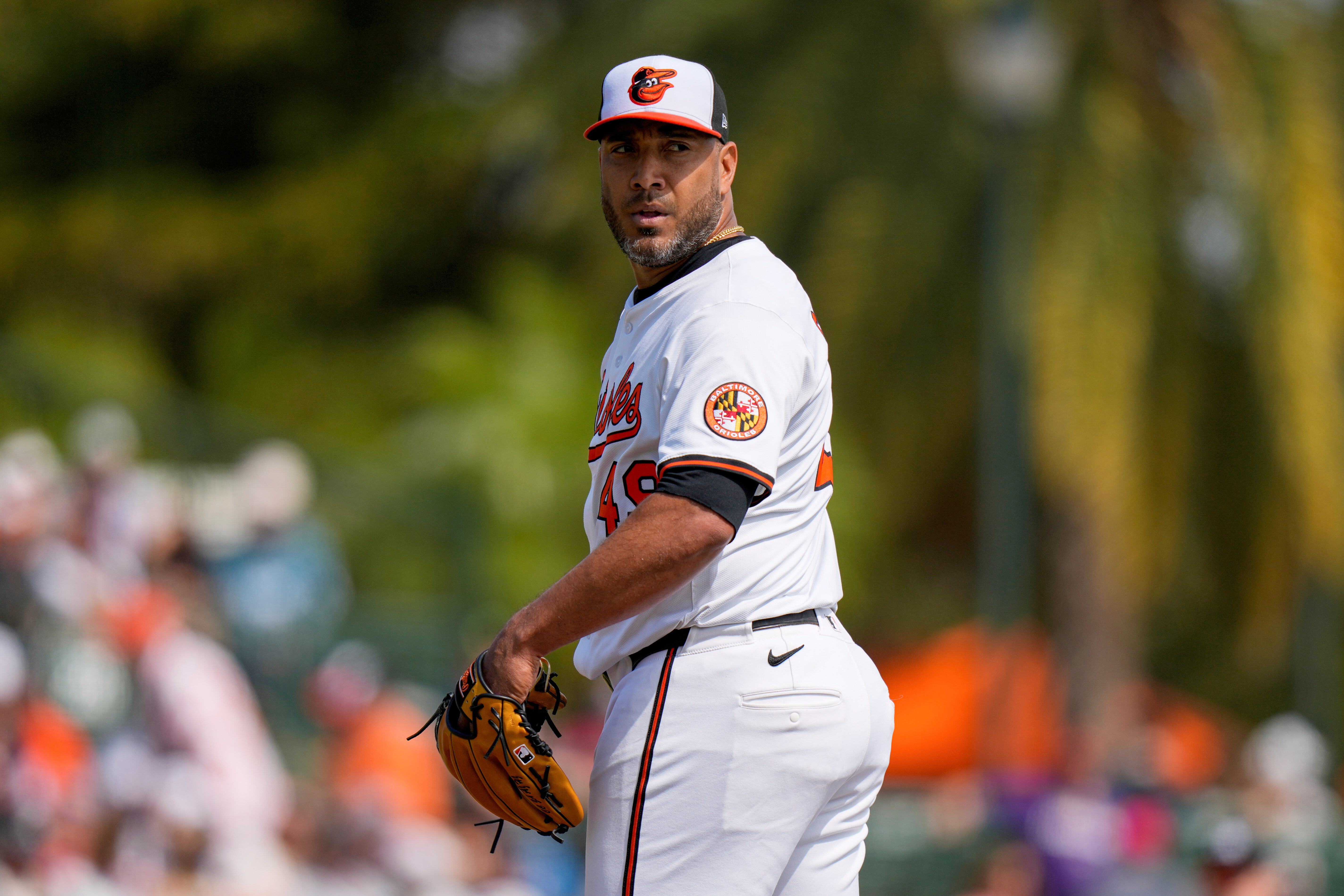 Orioles Suarez Baseball