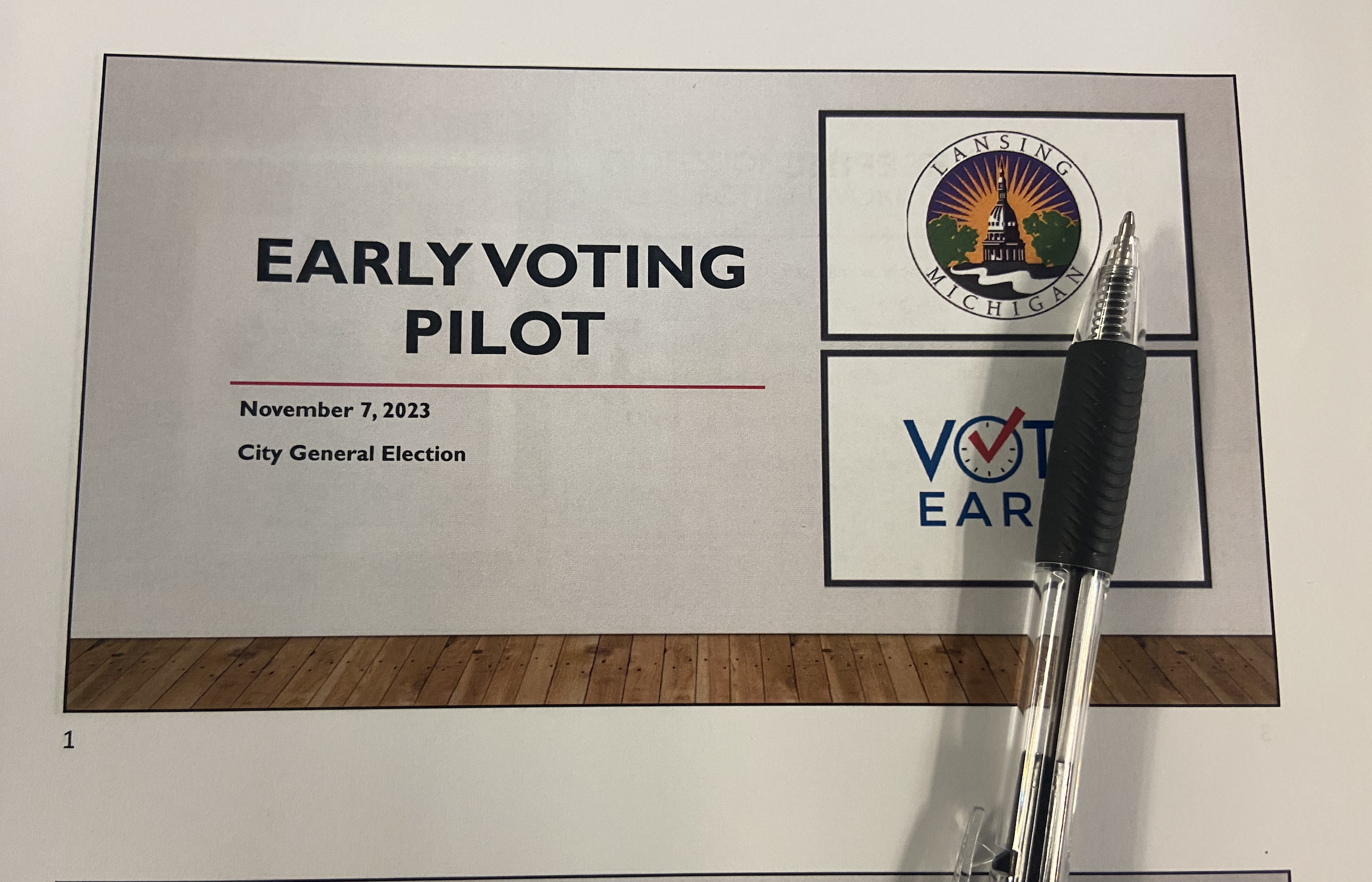 Early Voting Pilot