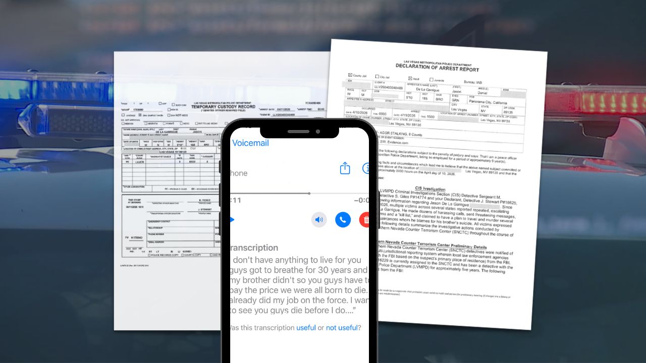 LVMPD officer arrest