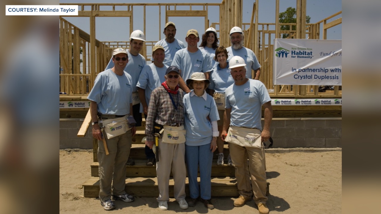 Melinda Taylor with Former President Jimmy Carter and former First Lady Rosalynn Carter