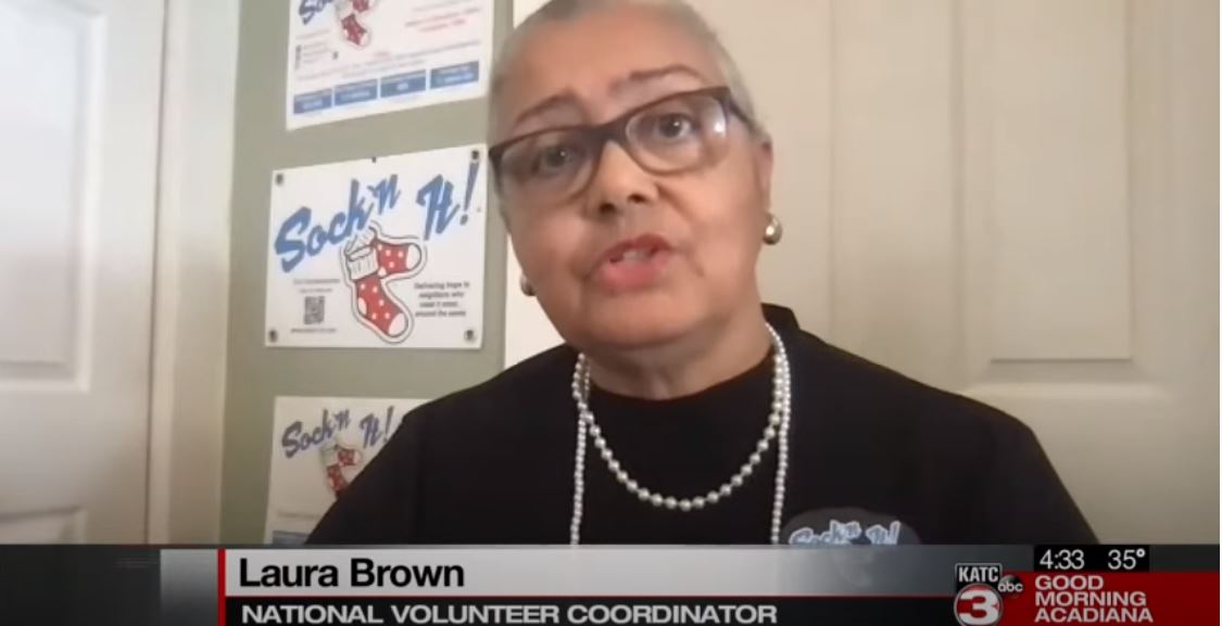 Jeanerette Church runs sock donation on MLK Day.JPG