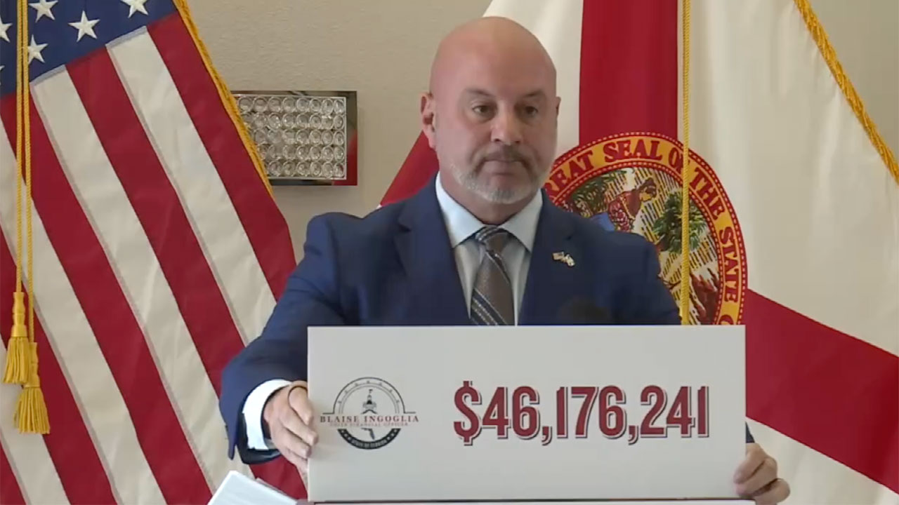 State Auditor and Florida Chief Financial Officer Blaise Ingoglia visited St. Lucie County on April 2, 2026, to lay out why he believes the county is wasting $46 million.