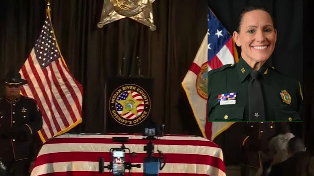 The funeral for Indian River County Sgt. Terri Sweeting-Mashkow was held on Dec. 2, 2025.
