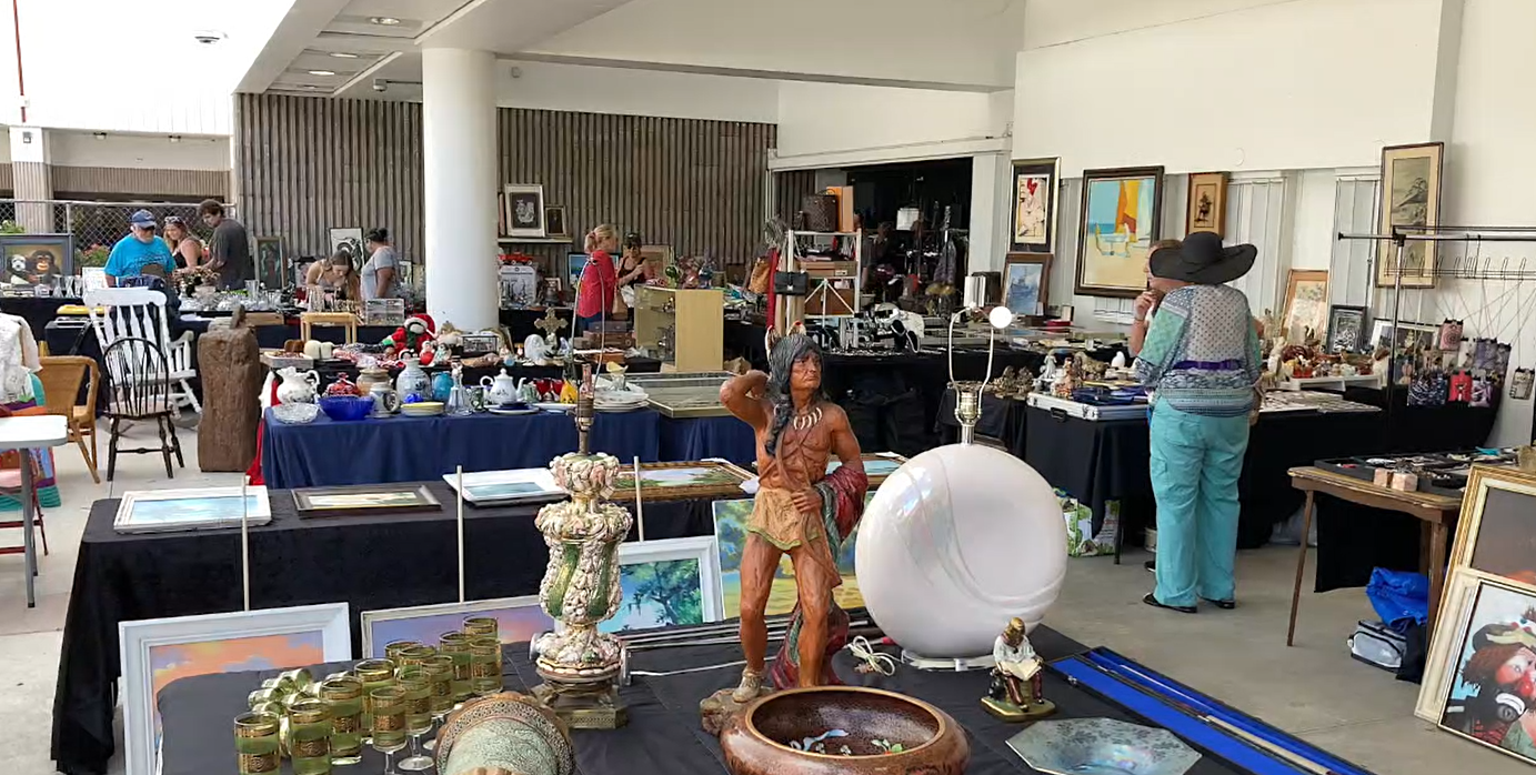 Antique show at South Florida Fairgrounds. 