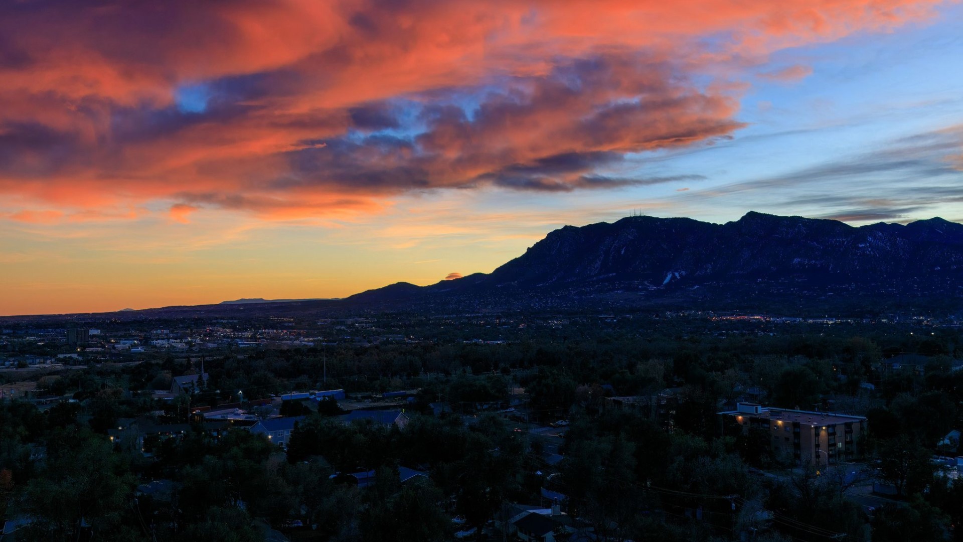Colorado Springs sunset
