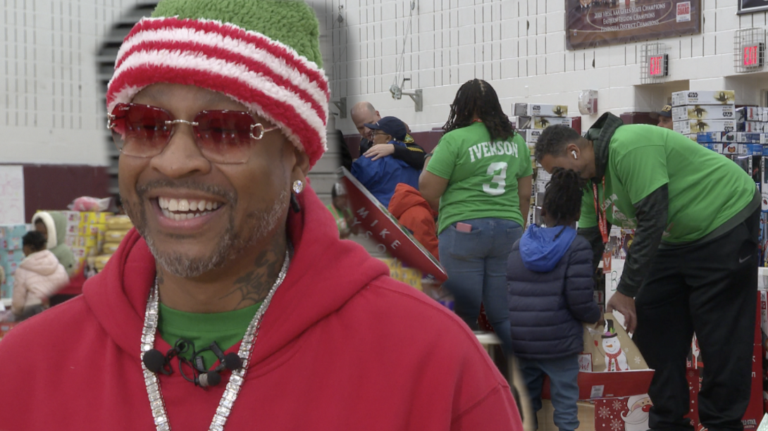 Allen Iverson partners with nonprofit to give away thousands of toys to kids in Newport News