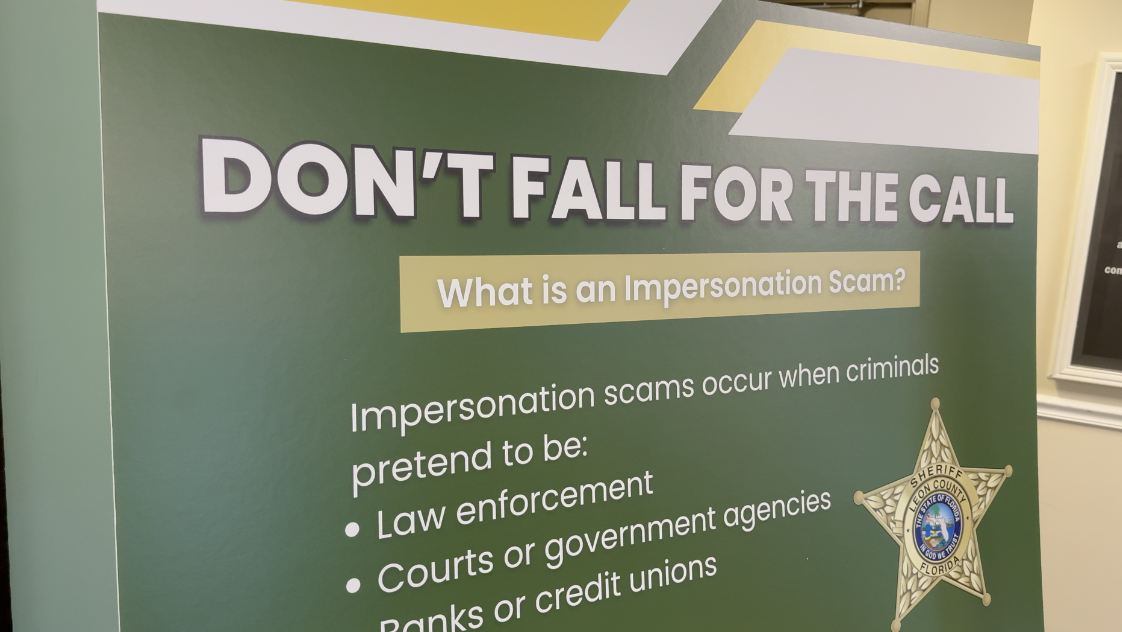 "A CRISIS WE HAVE TO ADDRESS": Leon County Sheriff's Office warns of scam calls after 132 reports in last year  