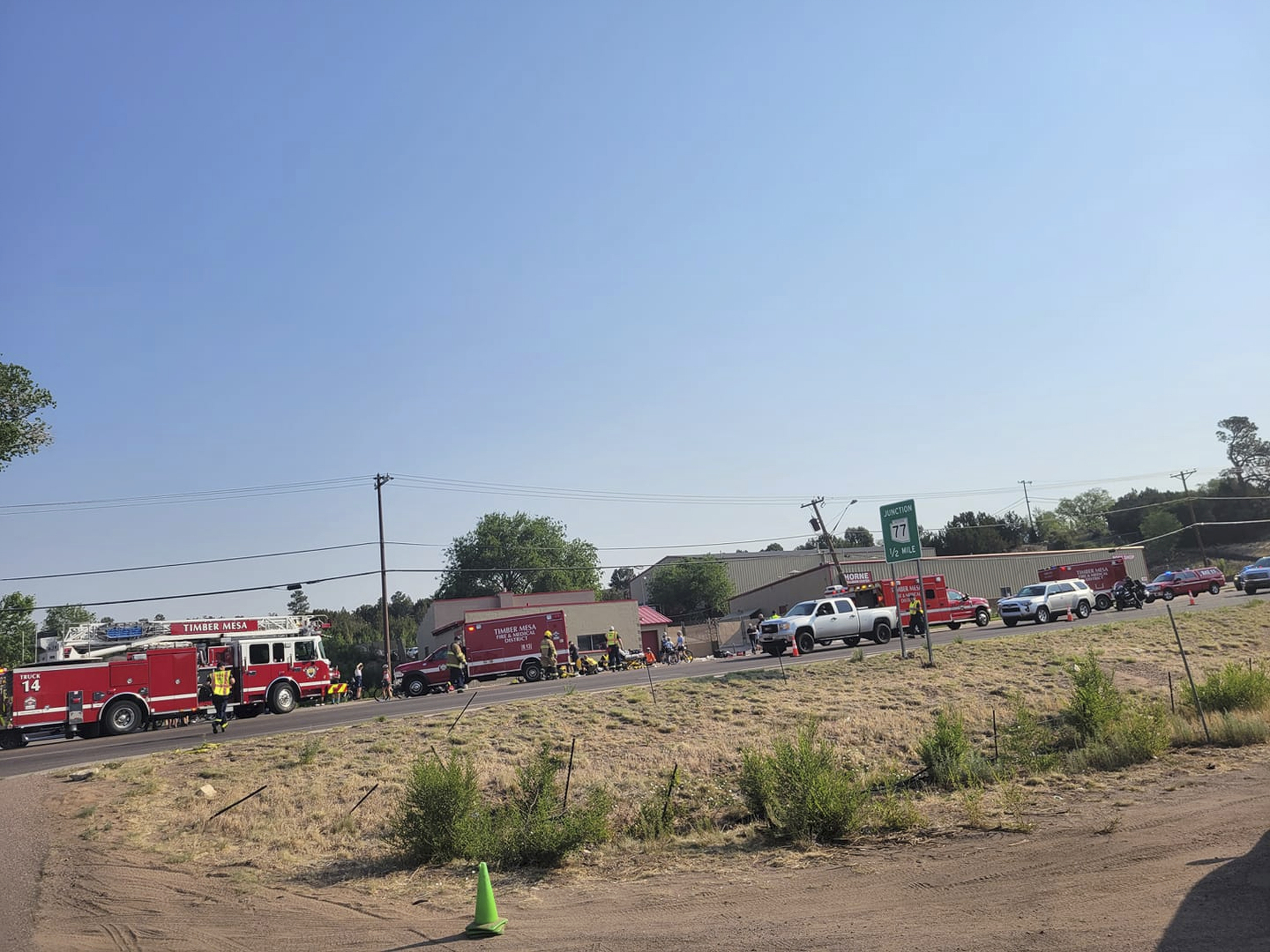 Bicyclists Struck Driver Shot