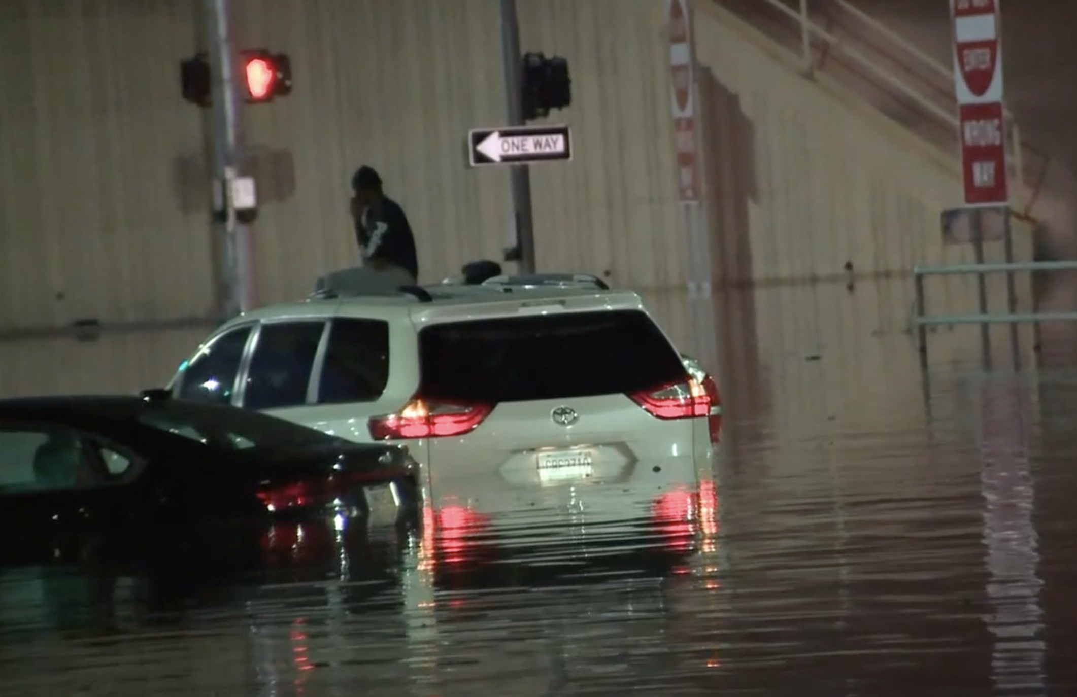 Road flooding in Arizona