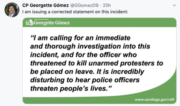 Georgette Gomez Tweet